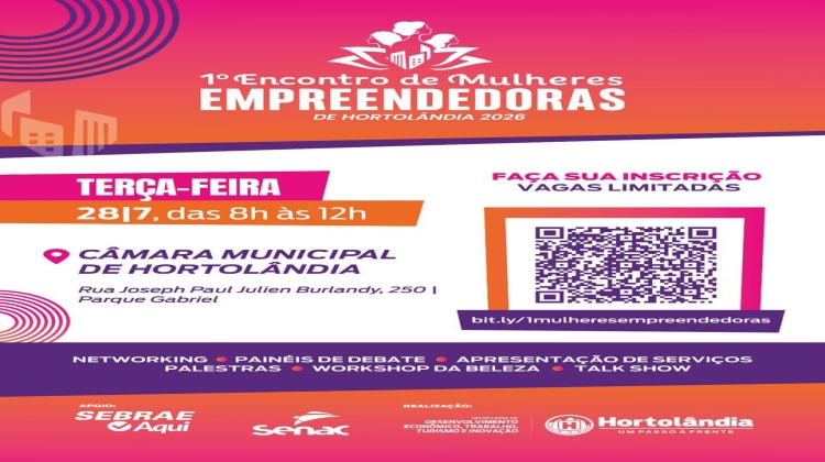 Evento: ♦️VEM AÍ, O MAIOR ENCONTRO DE MULHERES EMPREENDEDORAS DE HORTOLÂNDIA.